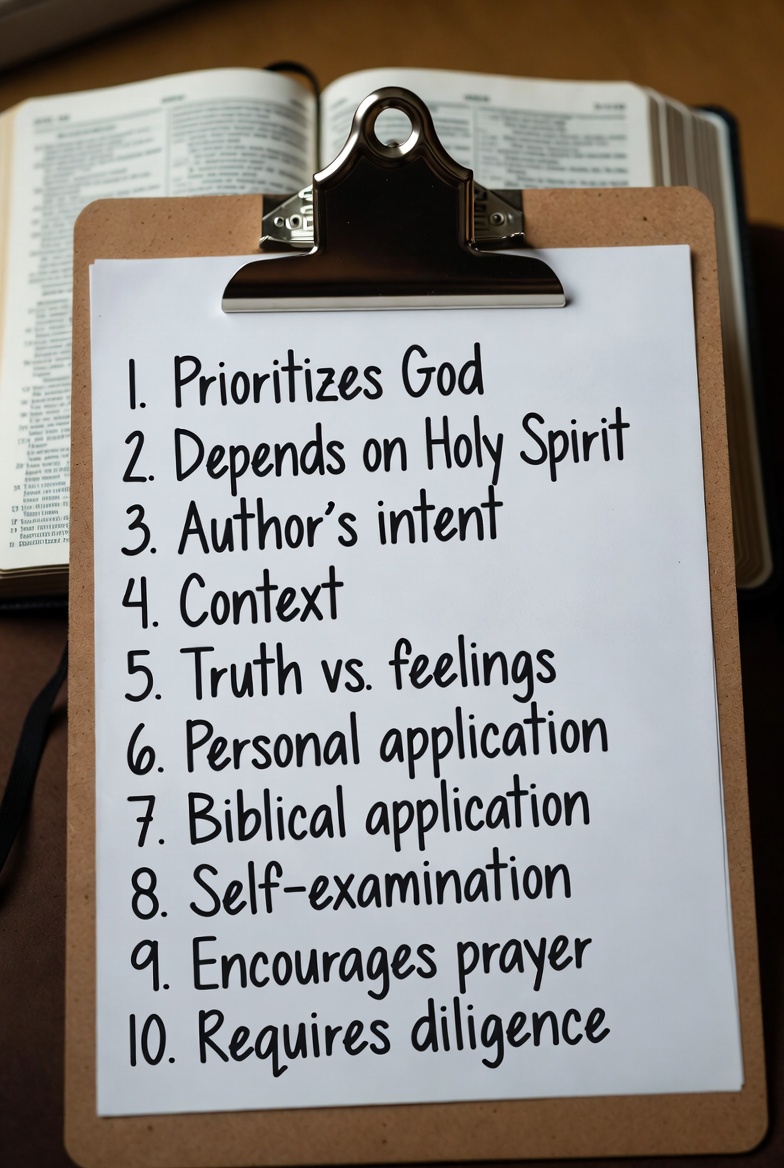 Top 10 Must-Haves when looking for a Bible study resource